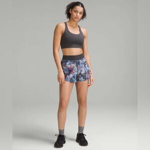 RARE Lululemon Fast & Free Reflective HR Short 3" - Luminescent Floral Multi - 2